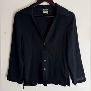 Jean Muir Vintage Wool Blouse